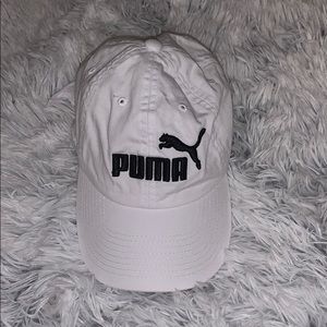 White puma hat